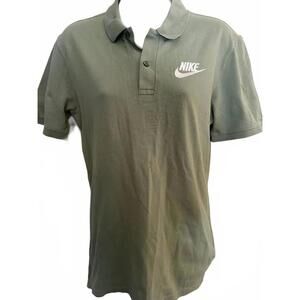 Nike Green Polo Shirt XS Embroidered Swoosh